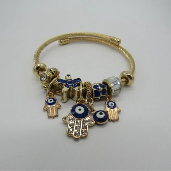 Evil Eye Charm Bracelet - Picture 3 of 3